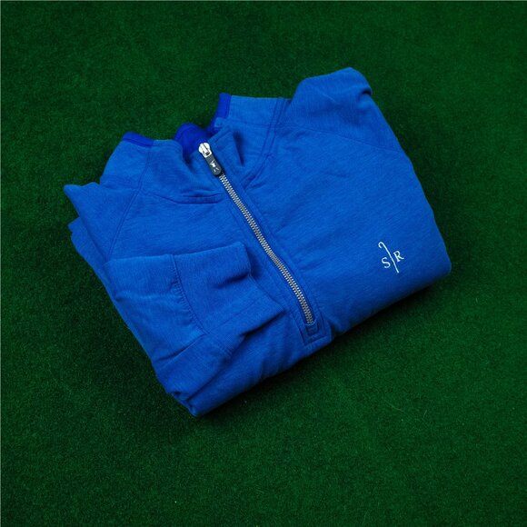 Women’s Fairway & Greene Sheep Ranch Blue ¼ Zip - Picture 1 of 4